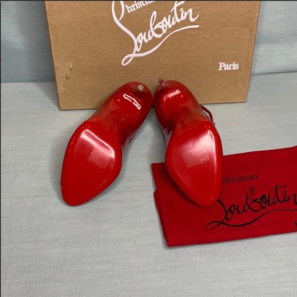 Christian Louboutin Talitha Red Patent Leather - Picture 6 of 8